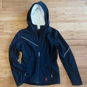 Spyder fleece jacket with hood